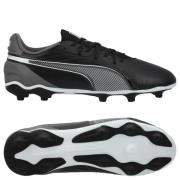 PUMA King Match FG/AG Eclipse - Sort/Hvid/Grå Børn