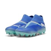 PUMA Future 7 Match + Laceless FG/AG Formula - Blå/Hvid/Turkis