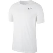 Nike Trænings T-Shirt Dri-FIT Solid Crew - Hvid/Sort