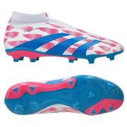 adidas Predator League Laceless FG Reemergence - Hvid/Blå/Pink